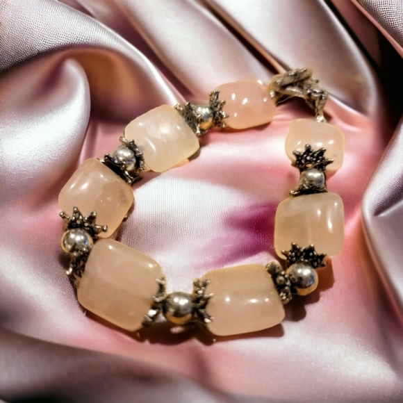 Pink and Silver Bracelet - Picture 1 of 4